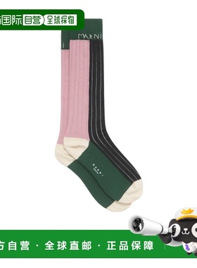香港直邮Marni 棉质撞色袜子 SKMC0215Q0UFC192