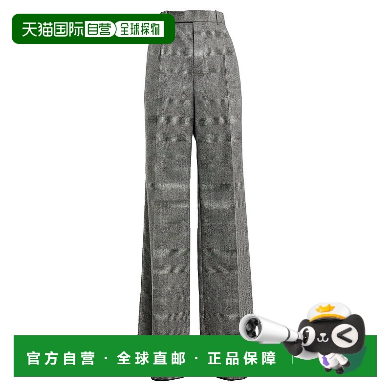 香港直邮Saint Laurent 圣罗兰 女士 休闲长裤 black黑色 舒适时