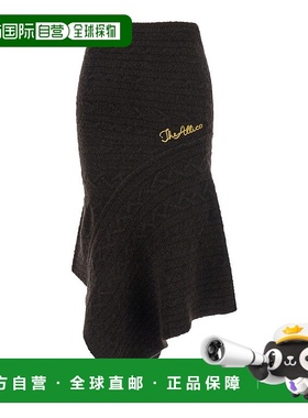 香港直邮The Attico 女士 Attico 絞花針織中長裙 251WCS00284KWW