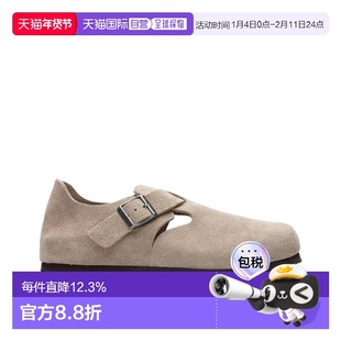 香港直邮BIRKENSTOCK勃肯牛皮绒面革软木London低帮休闲鞋1010504