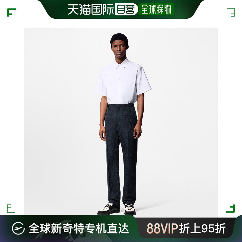 欧洲直邮louis vuitton(路易威登)男士丝棉混纺长裤