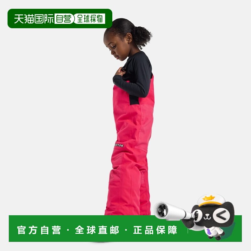 欧洲直邮Burton伯顿 Maven 2 L婴儿杜鹃粉色保暖滑雪背带裤