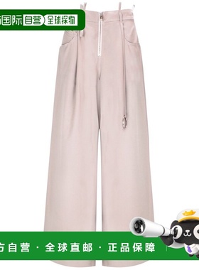 1h可退 香港直邮The Attico 女士 大廓形拉链休闲裤 241WCP148W04