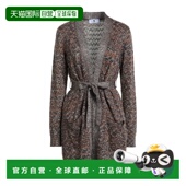 舒适时尚 1h可退 针织开衫 brown棕色 香港直邮missoni 女士