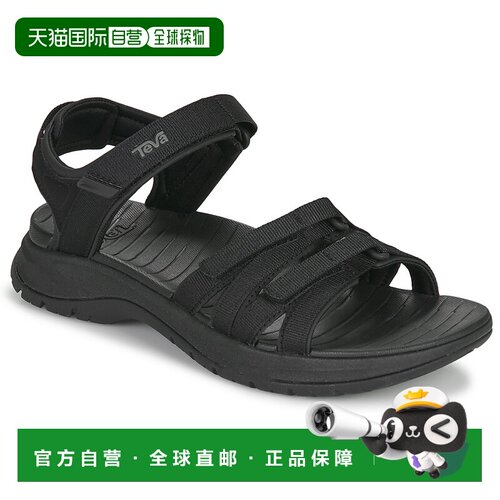 欧洲直邮Teva鞋子女运动凉鞋黑色Tirra Sport休闲鞋