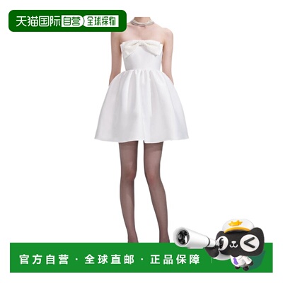 香港直邮Self-Portrait 蝴蝶结抹胸迷你连衣裙 RS25-128S