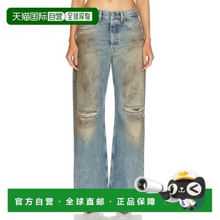1h可退 香港直邮Acne Studios 艾克妮 女士 2021 宽松款牛仔裤 A0