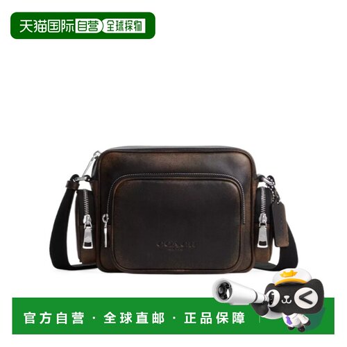 香港直邮COACH 男士斜挎包 CEU07SVPMZ SS2026 深【付后1h可退】