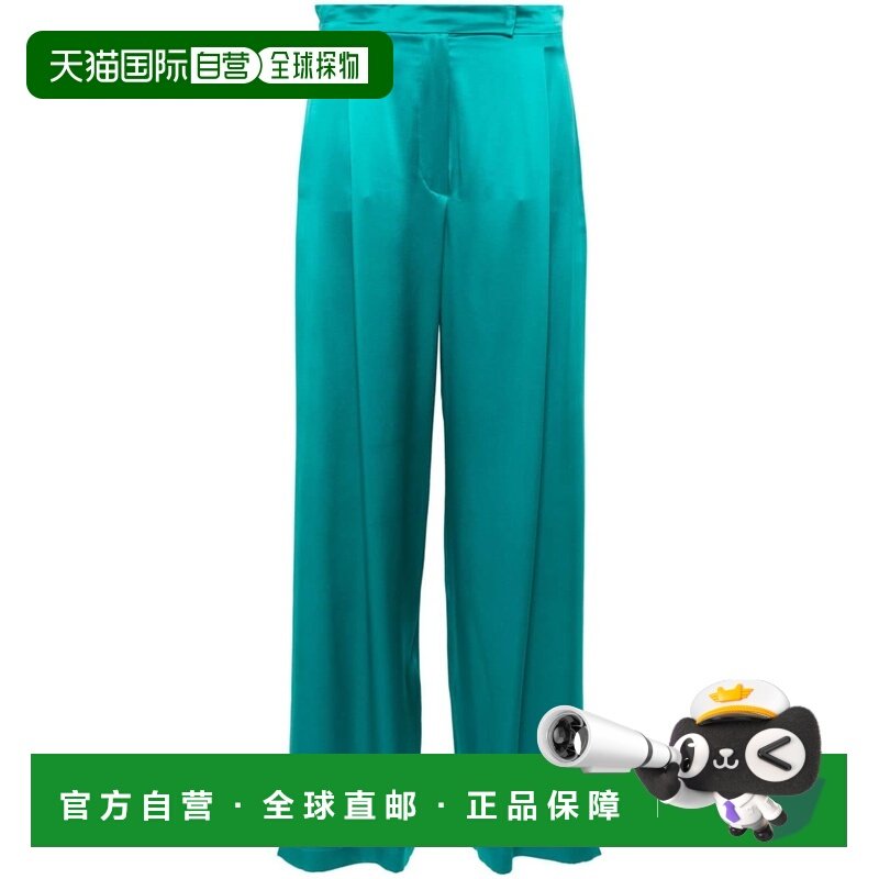 1h可退 香港直邮MaxMara 麦斯玛拉 女士 缎面阔腿真丝裤子 111310,女装/女士精品,休闲裤,淘宝优惠券,粉丝福利购,淘宝优惠卷