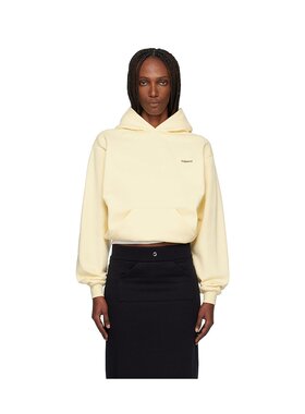 1h可退 香港直邮Coperni 女士 黄色 Horn 连帽衫 COPJS15BISF5035