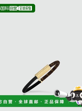 自营1h可退 欧洲直邮LV/路易威登 女士金色/黑色金属/小牛皮/帆布