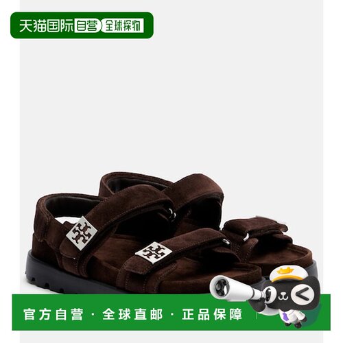 香港直邮Tory Burch 托里 伯奇 女士 Mellow 绒面革凉鞋