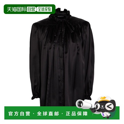 1h可退 香港直邮Balenciaga 巴黎世家 女士 Blouses 纯色衬衫