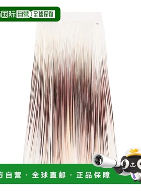 香港直邮Herno 褶皱效果中长半身裙 GN000060D1272440314031