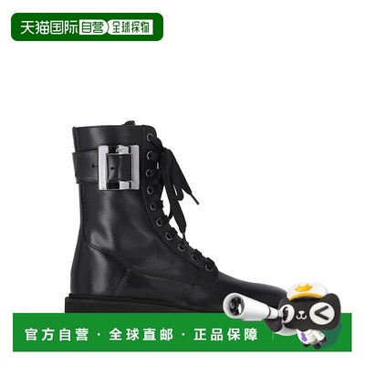 1h可退 香港直邮ROGER VIVIER 罗杰 维维亚 女士 系带短靴 RVW740
