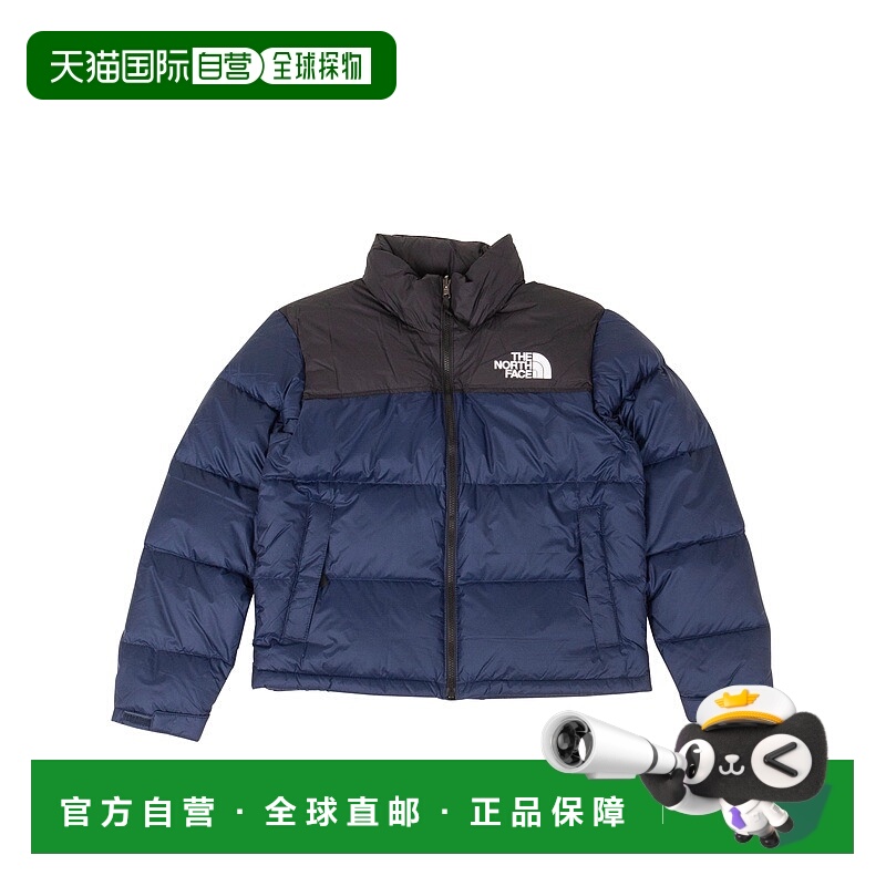 自营欧洲直邮The North Face北面 Nuptse系列女士藏青色/黑色聚酯