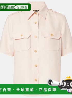 香港直邮Loro Piana 诺悠翩雅 女士 Annalisa 亚麻衬衫