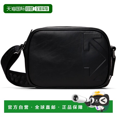 香港直邮off-white 男士 黑色 Heritage Camera Leather 斜挎包 O