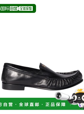 香港直邮Miu Miu 圆头乐福鞋单鞋一脚蹬女鞋 5D499E007F015