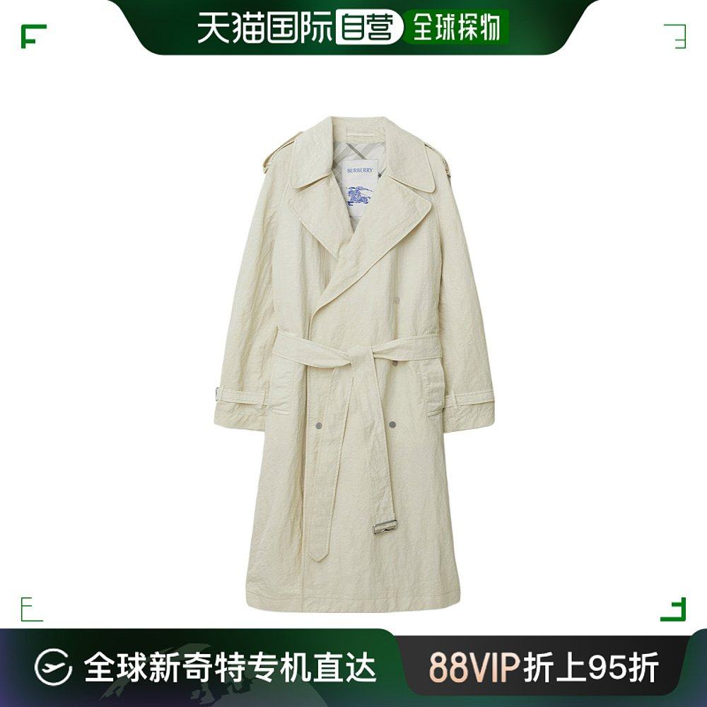 【99新未使用】香港直邮burberry 巴宝莉 男士 徽标翻领风衣 8084
