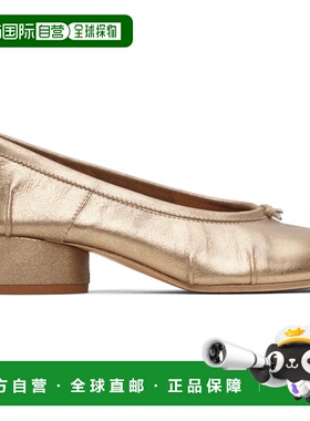 香港直邮Maison Margiela 马丁 马吉拉 女士 金色 Tabi New Balle