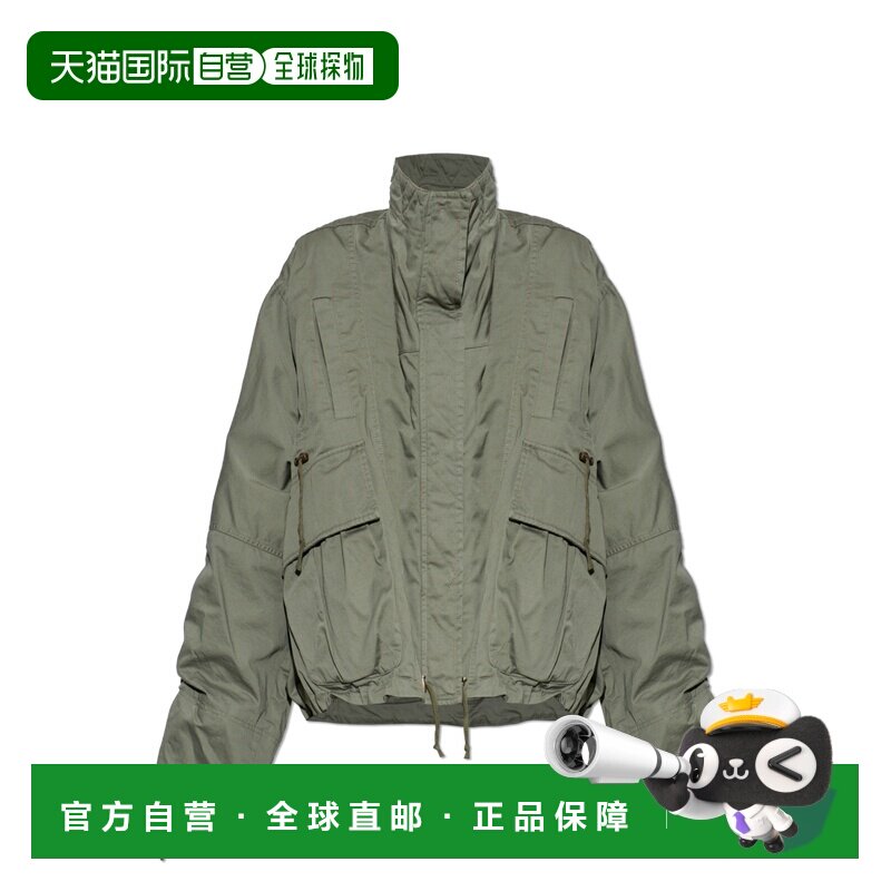 1h可退 香港直邮BALMAIN 男士夹克 GF0TI030CG657GE SS2026 灰色