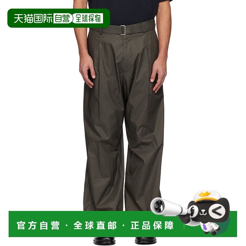 香港直邮Acne Studios 艾克妮 男士 卡其色束带长裤 BK0716