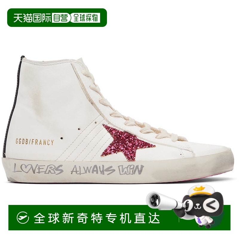 1h可退 香港直邮GOLDEN GOOSE 女士 白色 Classic Francy 高帮运