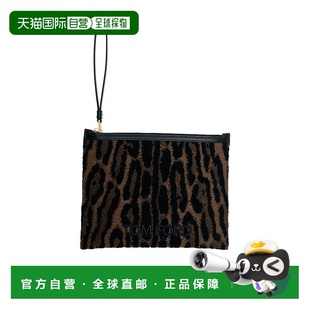 S0522TSY057G 刺绣徽标手拿包 香港直邮Tom Ford