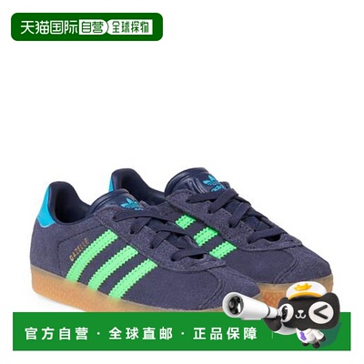 1h可退 香港直邮Adidas 男童 Gazelle 室内绒面革运动鞋童鞋