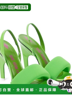 香港直邮The Attico 女士 Rem 漆皮凉鞋 green绿色 舒适时尚