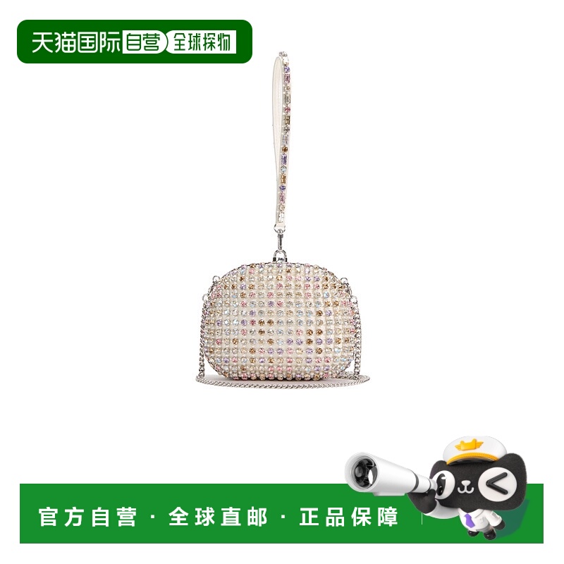 香港直邮Self-Portrait 多水晶顶部提手手拿包 AW25306