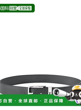 自营1h可退 欧洲直邮LV路易威登 Pont Neuf系列男士炭灰色牛皮log