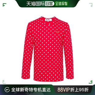 Des Garcons Play P1T166SS24 香港直邮Comme 长袖 T恤