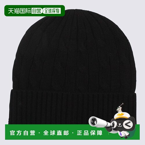 香港直邮Polo Ralph Lauren Polo 拉夫 劳伦 女士 黑色羊毛混纺小