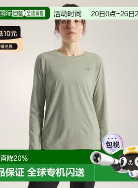 欧洲直邮Arcteryx 始祖鸟SUNNA SHIRT LS 长袖圆领T恤 女装上衣