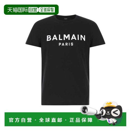 香港直邮BALMAIN 男士T恤 XH1EF000BB23EAB SS202【付后1h可退】