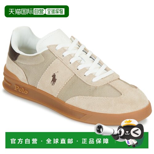 欧洲直邮Polo Ralph Lauren 拉夫劳伦 男鞋子 低帮板鞋 春夏 米色