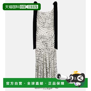 女士 1h可退 莲娜丽姿 Ricci 波尔卡圆点缎面中长连 香港直邮Nina