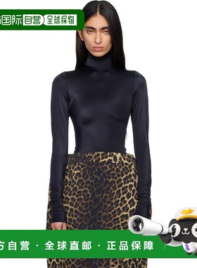 香港直邮Tom Ford 汤姆 福特 女士 黑色 High Neck Body Zip Cove