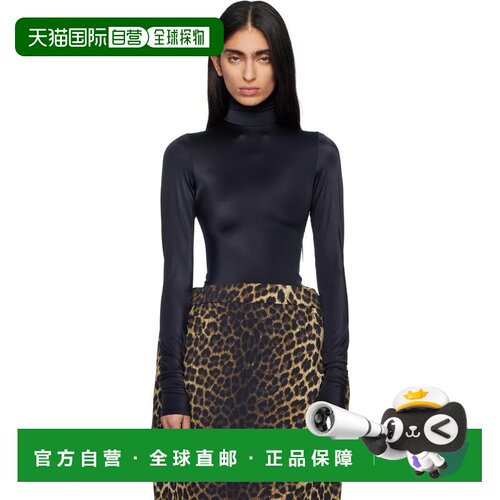 香港直邮Tom Ford 汤姆 福特 女士 黑色 High Neck Body Zip Cove
