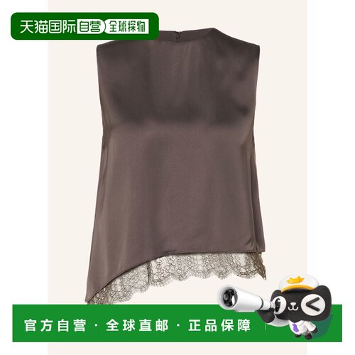 香港直邮VINCE 女士背心吊带 100317997115000 CO 棕色 Satin top