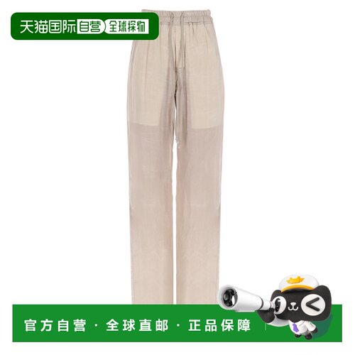 1h可退 香港直邮Rick Owens 松紧腰休闲裤 RP01F6325N138阔腿裤