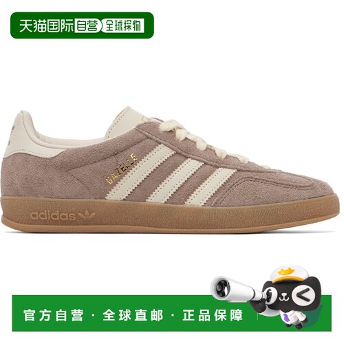 1h可退 香港直邮Adidas 男士 棕色 Gazelle Indoor 运动鞋 KI2252