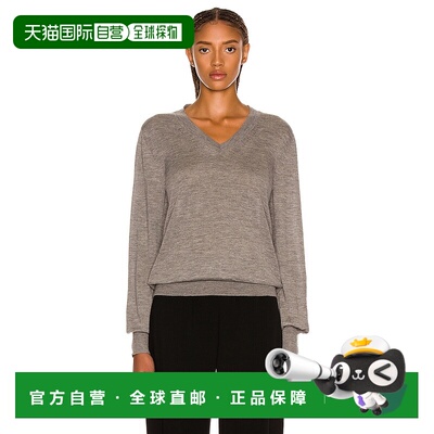 1h可退 香港直邮The Row 女士 Stockwell 毛衣 5581Y498 grey灰色