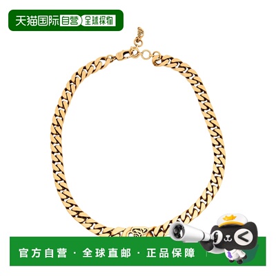 1h可退 香港直邮mcqueen 亚历山大 麦昆 女士 项链 metal金属色