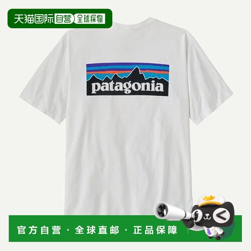 欧洲直邮Patagonia 巴塔哥尼亚 男式 P-6 Logo Responsibili-Tee®