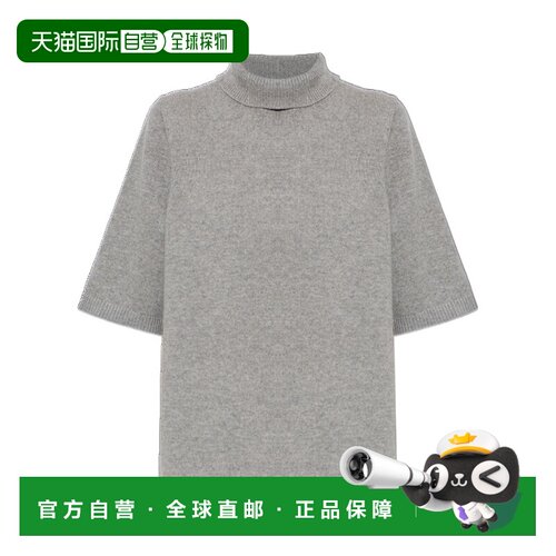 Alaia 混纺高领毛衣 AA9G0075K264B短袖羊绒 【付后1h可退】