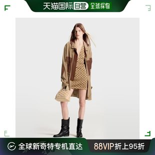 女士色块工装 欧洲直邮LOUIS VUITTON 路易威登 大衣