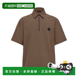 L10912F0000859974休闲风男装 半拉链衬衫 短袖 香港直邮Moncler